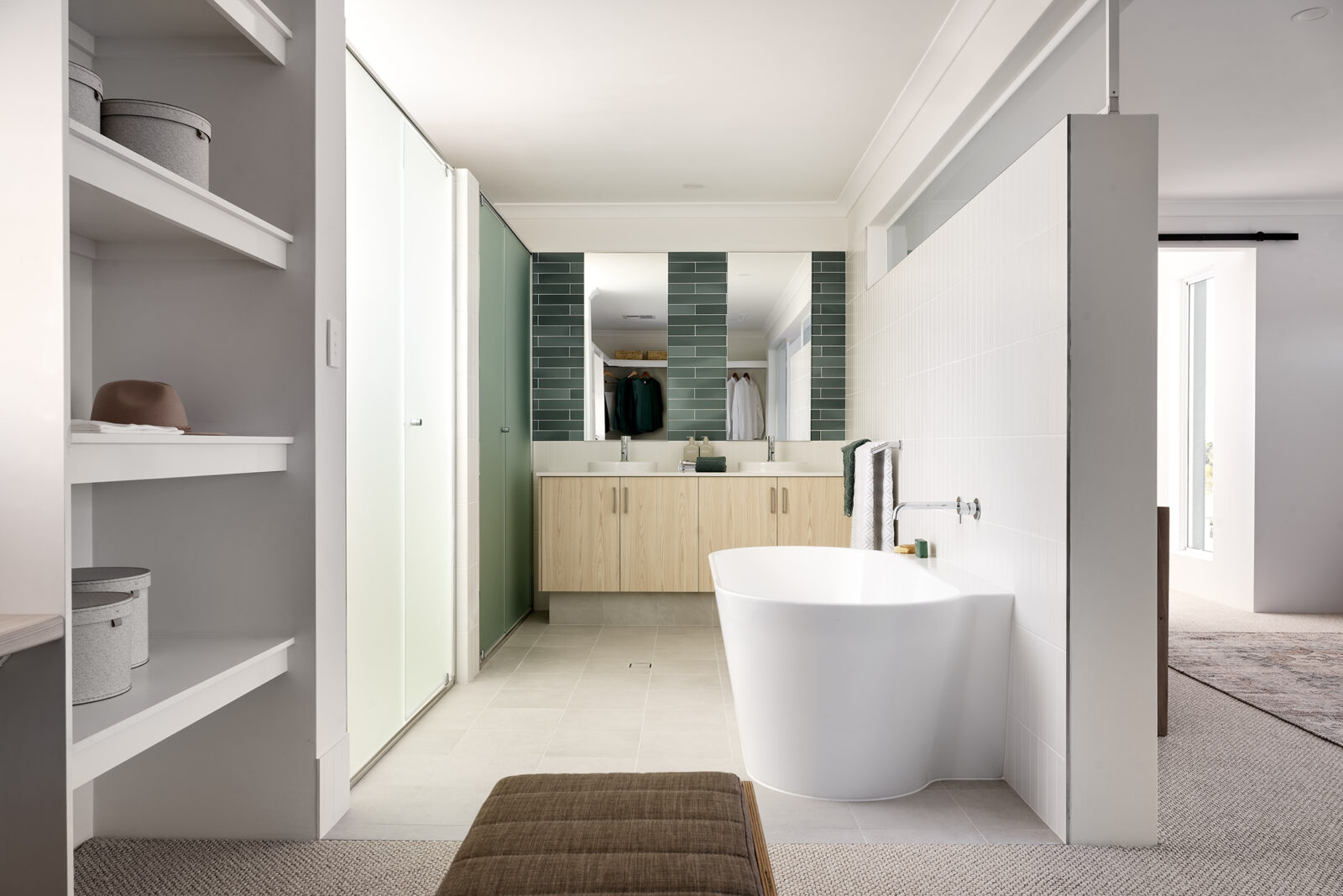 ensuite bathroom of 'the brighton' home display