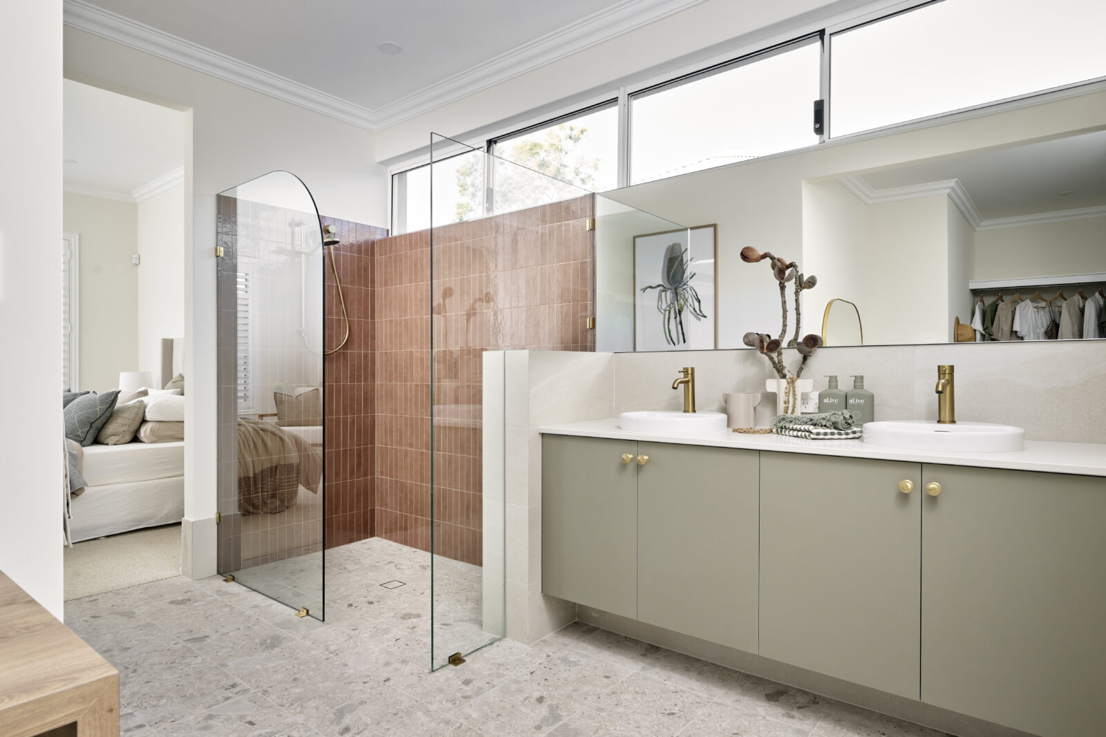 The kingstown display home ensuite