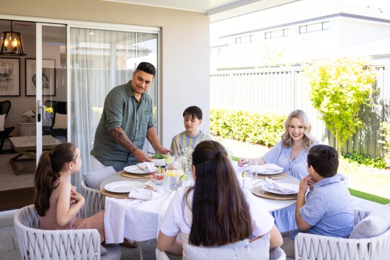 At Plunkett Homes, we care about you long after the home is built. In this photo is a Plunkett Homes